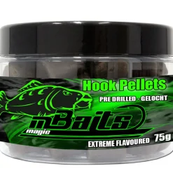 Magic Baits Hook Pellets Black Shellfish Halibut Pellets  Futtermittel
