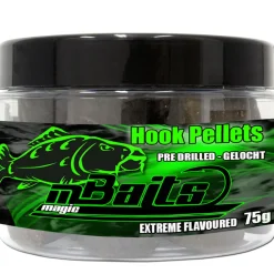 Magic Baits Hook Pellets Black Shellfish Halibut Pellets  Futtermittel