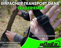 Magic Baits Keschertasche Camo Net Bag Stink Bag Tasche für Karpfenkescher Carp Tackle Angelzubehör