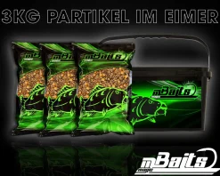 Magic Baits 3kg Ready Particle Mix Scopex im Eimer Carp Seeds Angelfertig Partikel Karpfen Köder Gekochte Körner Karpfenfutter Futtermittel