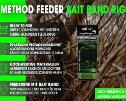 Magic Baits Method Bait Band Rig Feeder Vorfach Pellet Rig Feederrig Zielfische