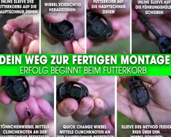 Magic Baits Method Feeder Mould Large Feedermulde Feederkörbe  Mulde Futterkorb Feederfischen Feeder Körbe