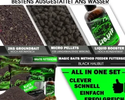 Magic Baits Method Feeder Futterset Groundbait Liquid Pellets Futterkorb Futtermittel