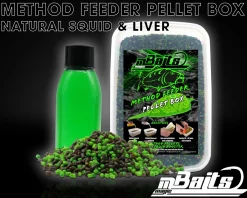 Magic Baits Method Feeder Pellet Box Natural Squid & Liver Futtermittel