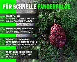 Magic Baits Method Feeder Pellet Box Essential Krill Futtermittel
