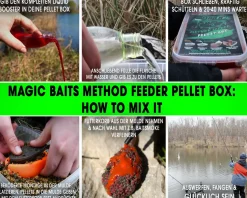 Magic Baits Method Feeder Pellet Box Angelfutter Groundbait Futtermittel