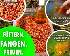 Magic Baits Method Feeder Pellet Box Angelfutter Groundbait Futtermittel
