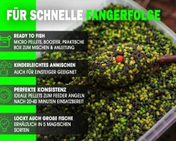 Magic Baits Method Feeder Pellet Box Angelfutter Groundbait Futtermittel