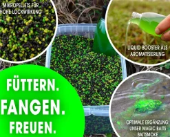 Magic Baits Method Feeder Pellet Box Angelfutter Groundbait Futtermittel