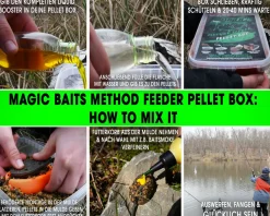 Magic Baits Method Feeder Pellet Box Angelfutter Groundbait Futtermittel