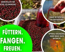 Magic Baits Method Feeder Pellet Box Angelfutter Groundbait Futtermittel