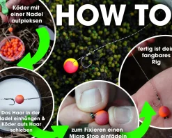 Magic Baits Method Hair Rig Feeder Vorfach mit Haar Feederrig Zielfische
