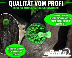 Magic Baits Mini Two Tone Pop Ups Method Feeder Boilies Premium Range -Natural Squid & Liver Futtermittel