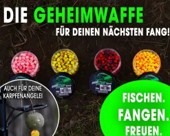 Magic Baits Mini Two Tone Pop Ups Method Feeder Boilies Premium Range -King Pineapple Futtermittel