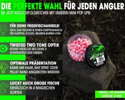 Magic Baits Mini Two Tone Pop Ups Method Feeder Boilies Premium Range -Essential Krill Futtermittel