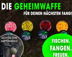Magic Baits Mini Two Tone Pop Ups Method Feeder Boilies Premium Range -Essential Krill Futtermittel