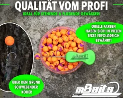 Magic Baits Mini Two Tone Pop Ups Method Feeder Boilies Premium Range -Mulberry Supreme Futtermittel