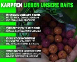 Magic Baits Mulberry Supreme Premium Range Boilies Boilies Futtermittel