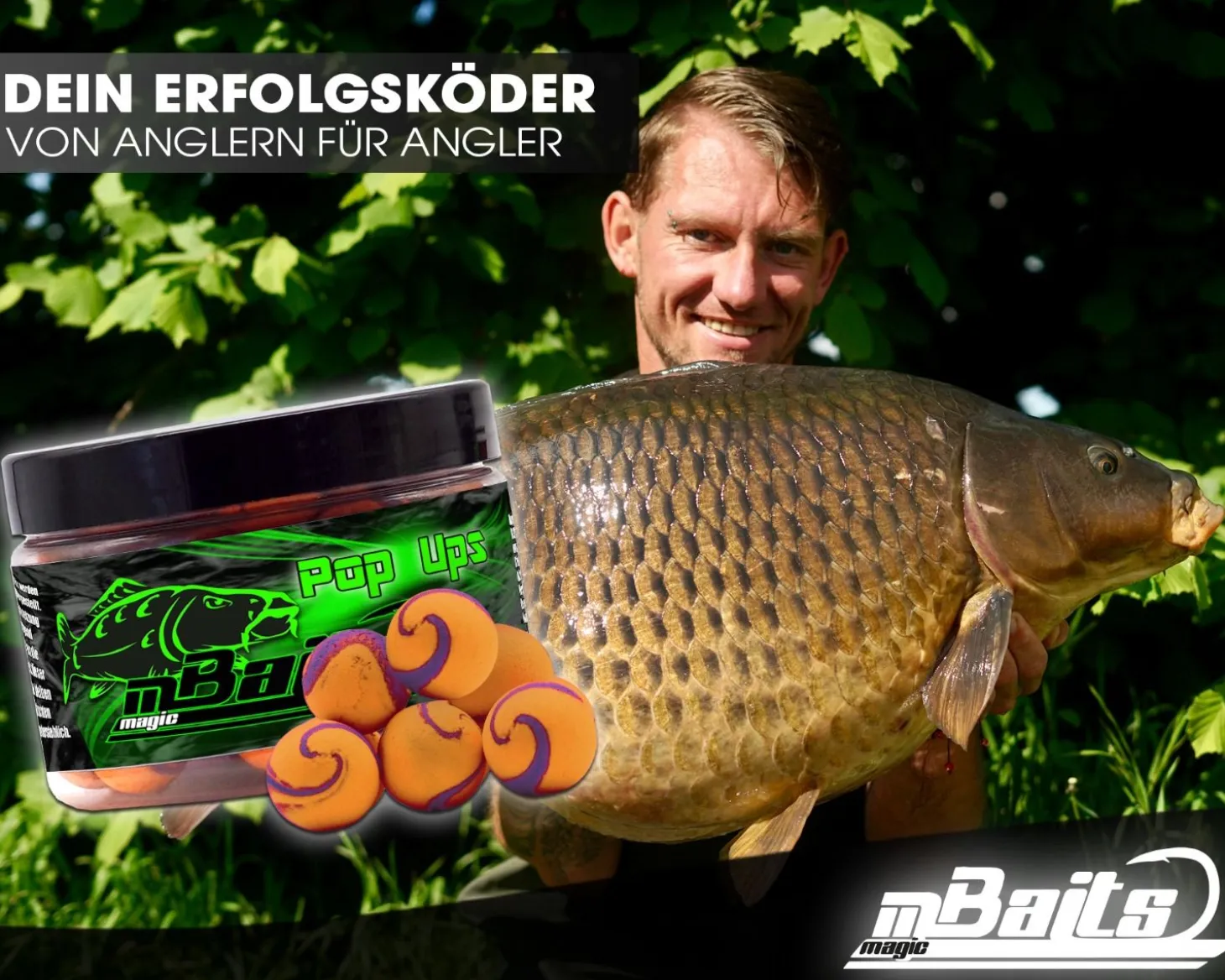 Magic Baits Mulberry Supreme Two Tone Pop Ups 16mm Boilies Premium Range Futtermittel