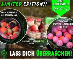 Magic Baits Mystery Edition Hookbaits Wafters Überraschungs Bait Bundle Surprise Köderset Carp Boilies Hook Bait Wafter Vorteilspack Karpfenangeln Sparbundle Karpfenfischen Futtermittel
