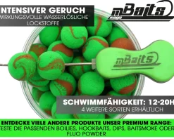 Magic Baits Natural Squid & Liver Two Tone Pop Ups 16mm Boilies Premium Range Futtermittel