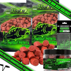 Magic Baits Pellet Set im Eimer Red Halibut Fisch Pellet  Futtermittel