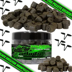 Magic Baits Pellet Set im Eimer Dark Halibut Fisch Pellet  Futtermittel