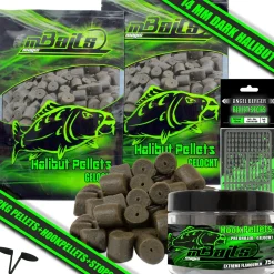 Magic Baits Pellet Set im Eimer Dark Halibut Fisch Pellet  Futtermittel