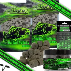 Magic Baits Pellet Set im Eimer Dark Halibut Fisch Pellet  Futtermittel