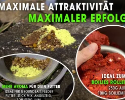 Magic Baits Power Additive 250g Lockstoff Futterzusatz Additiv Booster Angelfutter Futtermittel Angeln-Vanilla Cream Futtermittel