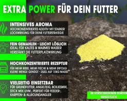 Magic Baits Power Additive 250g Lockstoff Futterzusatz Additiv Booster Angelfutter Futtermittel Angeln-Sweetcorn Futtermittel