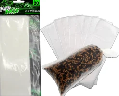 Magic Baits PVA Bags 70x200mm PVA Beutel  PVA Tüten PVA Mesh PVA Netz Wasserlösliche Bags Zielfische