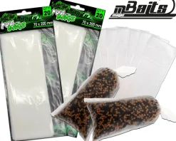 Magic Baits PVA Bags 70x200mm PVA Beutel  PVA Tüten PVA Mesh PVA Netz Wasserlösliche Bags Zielfische