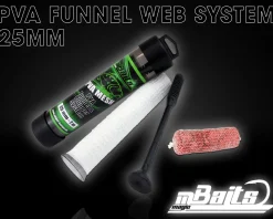 Magic Baits PVA Mesh 25 mm Funnel Web System wasserlösliches Netzmaterial zum Karpfenangeln Karpfen PVA