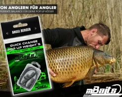 Magic Baits Quick Change Pop Up Weights Balancing Sinker Karpfenmontage Carp Pop-Up Weight Pop Up Sinker Angelblei Karpfenangeln Karpfenangeln