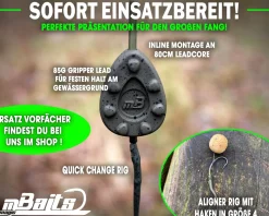 Magic Baits Ready2Fish Complete Inline Rig Karpfenmontage Carptackle Zielfische