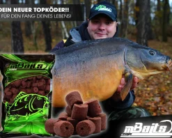 Magic Baits Red Halibut Pellets gelocht Futterpellets Carp Pellet Karpfenköder AngelköderKarpfenfutter zum Karpfenangeln Futtermittel