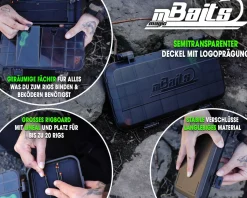 Magic Baits Rig Wallet Tackle Box Rig Board Stiff Rig Carp Tackle Box Karpfen Rig Box Carptackle Safe Angelbox Zielfische