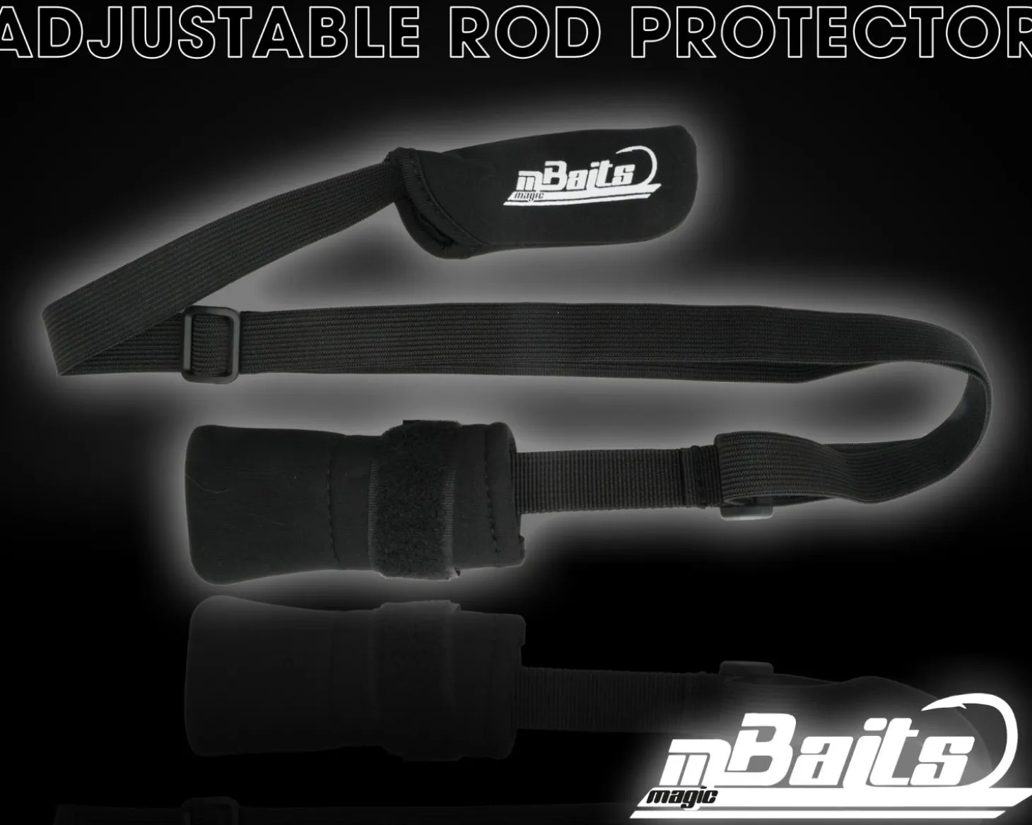 Magic Baits Rod Protector Adjustable Neopren Rutenschutz verstellbar Rutenband Rutenschoner Rutensocke Schutz für Angelruten Angelzubehör