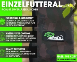 Magic Baits Rod Sleeve Rutenfutteral Einzelfutteral Rutentasche Karpfen Futteral Single Sleeve Rod Jacket Angelrutentasche Zielfische
