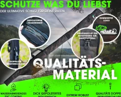 Magic Baits Rod Sleeve Rutenfutteral Einzelfutteral Rutentasche Karpfen Futteral Single Sleeve Rod Jacket Angelrutentasche Zielfische
