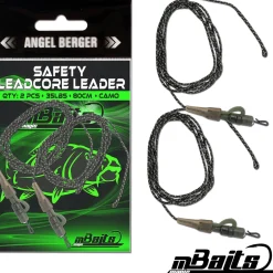 Magic Baits Safety Leadcore Leader Karpfenmontage Carptackle  Karpfen Montagen und Leader
