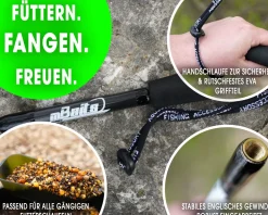 Magic Baits Schaufelgriff Bait Spoon Handle Futterschaufel Griff Bait Spoon Futterkelle zum Karpfenangeln Zielfische