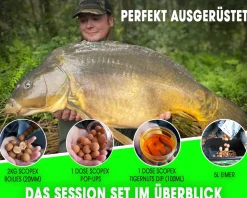 Magic Baits Session Set Boilies Pop Ups Dip  Futtermittel