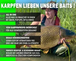 Magic Baits Session Set Boilies Pop Ups Dip  Futtermittel