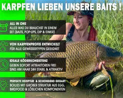 Magic Baits Session Set Boilies Pop Ups Dip  Futtermittel