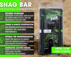 Magic Baits Snag Bar Snag Ears Aluminium Snag Bar Kit Rod Pod und Banksticks Karpfenangeln Zielfische