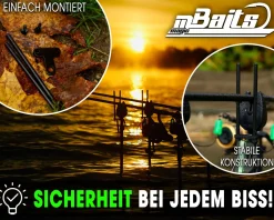 Magic Baits Snag Bar Snag Ears Aluminium Snag Bar Kit Rod Pod und Banksticks Karpfenangeln Zielfische