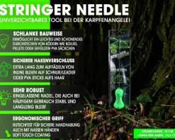 Magic Baits Stringer Needle Boilienadel Ködernadel Bait Needle Nadel für Karpfenangeln Baiting Carp Tackle Zielfische