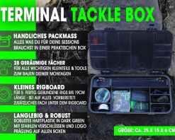 Magic Baits Terminal Tackle Box System Carp Tackle Box Karpfen Rig Box Carptackle Safe Angelbox Zielfische